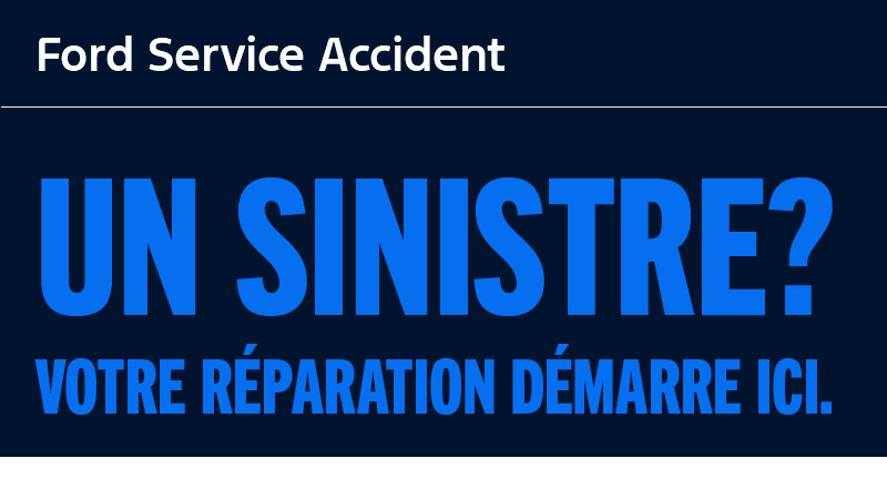 Un accident ? Votre réparation commence ici.